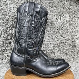 Vintage Double H Cowboy Boots Men's 9.5 D Western Leather